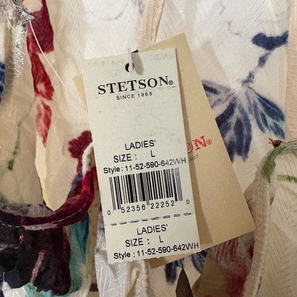 Stetson Multicolor Floral Ladies' Top - Picture 3 of 3